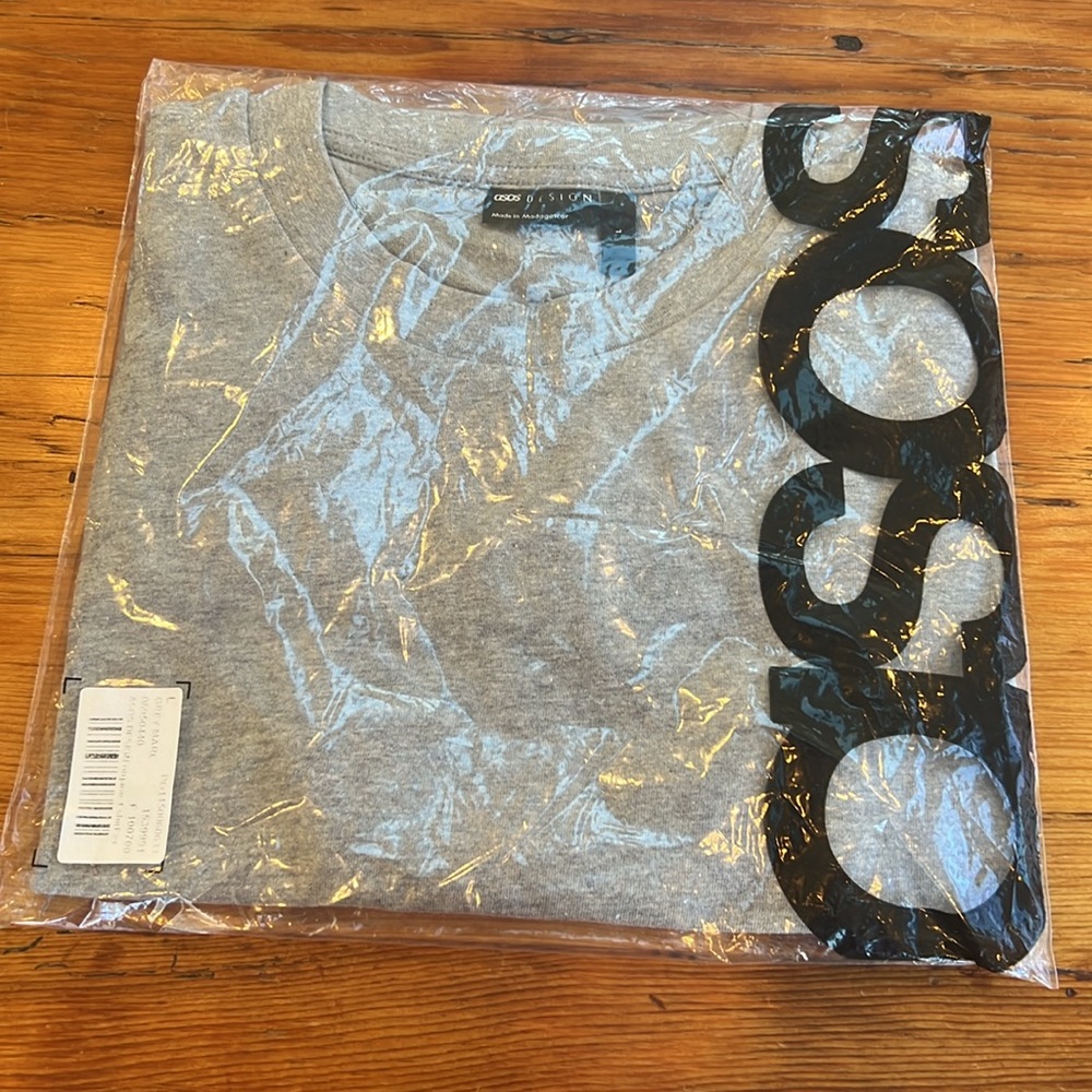 ASOS Women's Short Sleeve Tee Shirt Bundle‎ of 2 large Gray new casual plain - Picture 2 of 11